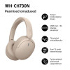 Sony WH-CH730N Bluetooth over-ear koptelefoon met microfoon, beige