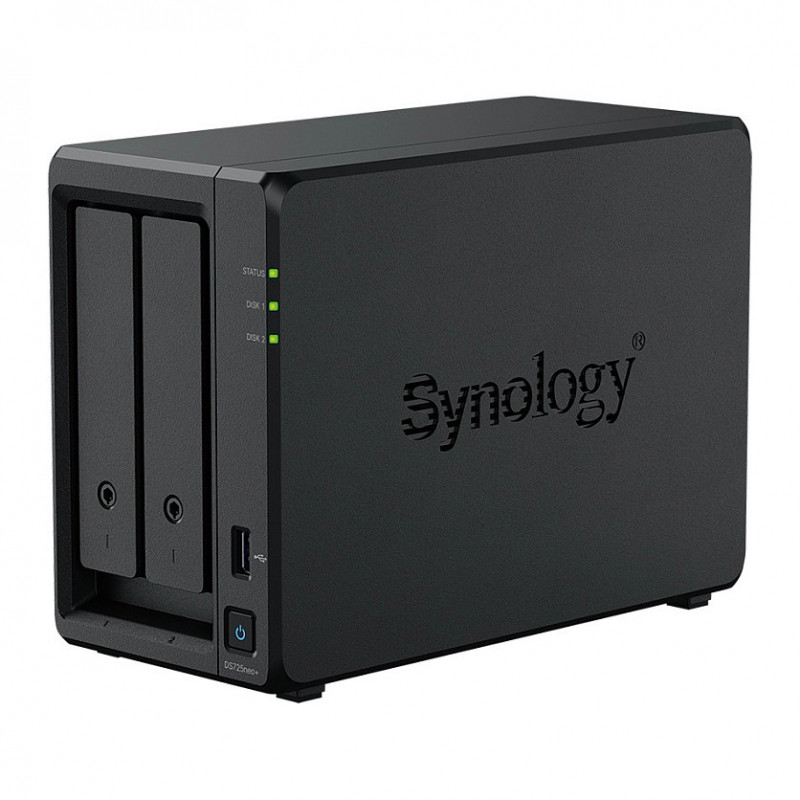 Synology DiskStation DS725neo+ 2-bay NAS, AMD Ryzen Embedded R1600, 4 GB DDR4