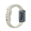 3mk siliconen horlogeband voor Apple Watch 42/44/45/49 mm, beige