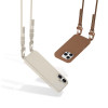 Tech-Protect MagNecklace MagSafe-hoesje met draagkoord voor Apple iPhone 16, beige