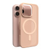 Puro Daylight MagSafe siliconen hoesje voor iPhone 16 Pro Max, beige