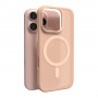 Puro Daylight MagSafe siliconen hoesje voor iPhone 16 Pro Max, beige