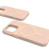 Puro Daylight MagSafe siliconen hoesje voor iPhone 16 Pro Max, beige