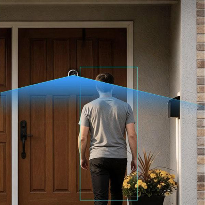 Ezviz CP4 4 MP Wi-Fi-deurspion, zilver