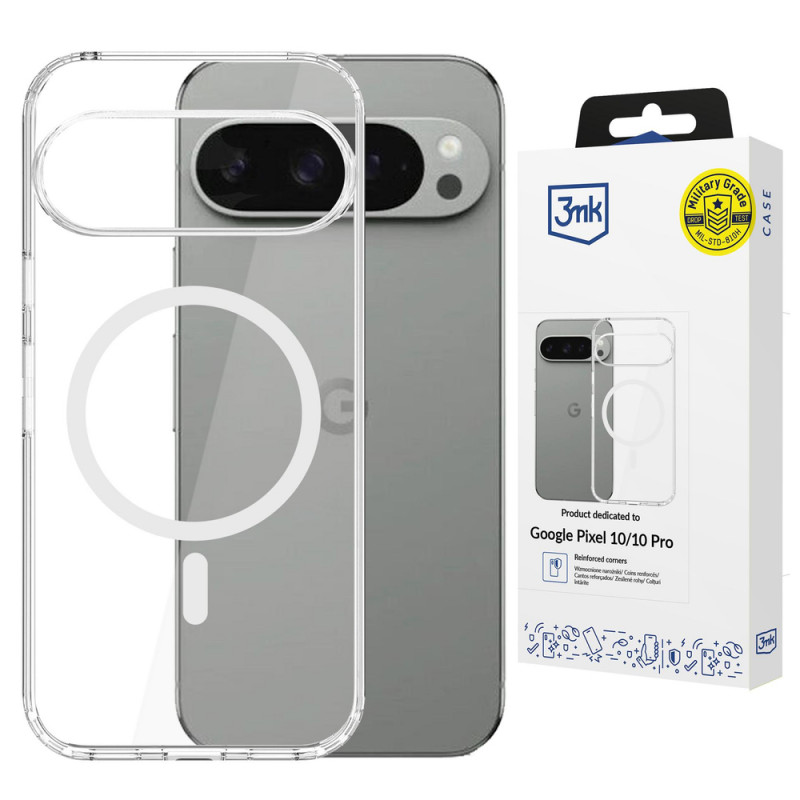 3MK Armor MagCase Google Pixel 10 / Pixel 10 Pro, transparant