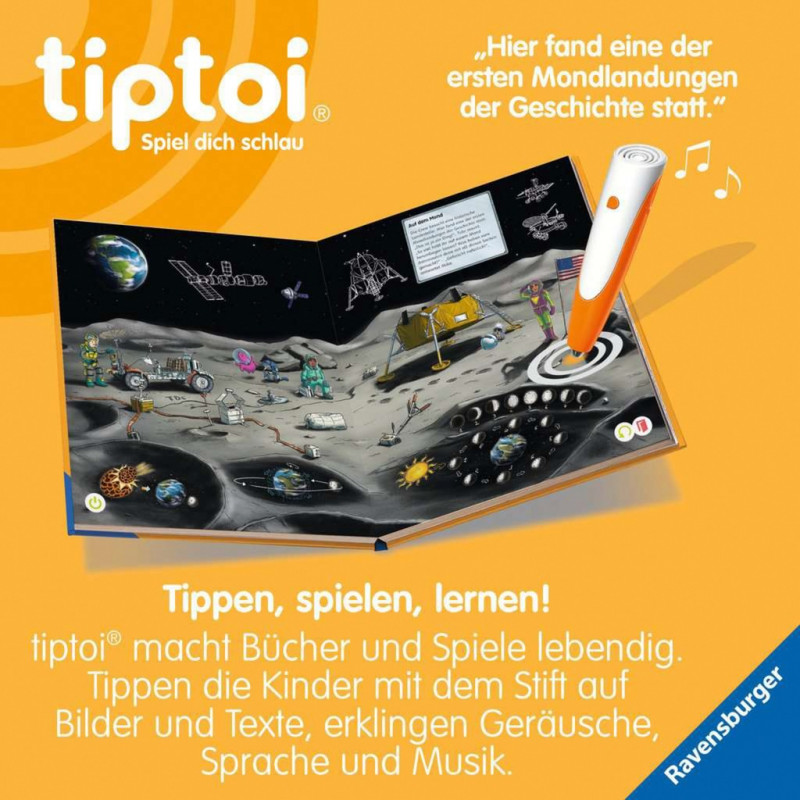 Ravensburger tiptoi De ruimte: ruimtevaart, sterren en planeten (49282)