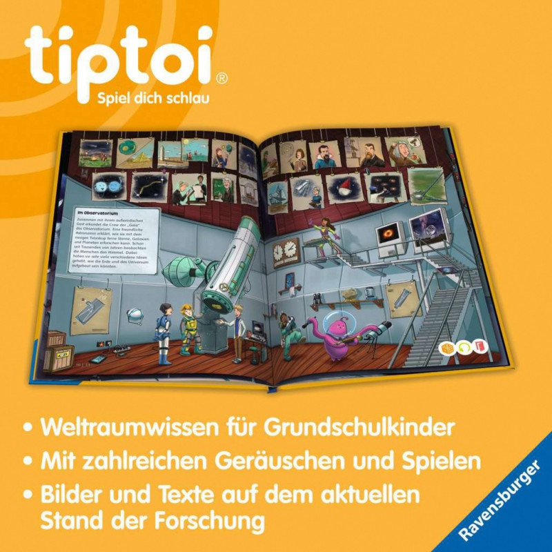 Ravensburger tiptoi De ruimte: ruimtevaart, sterren en planeten (49282)
