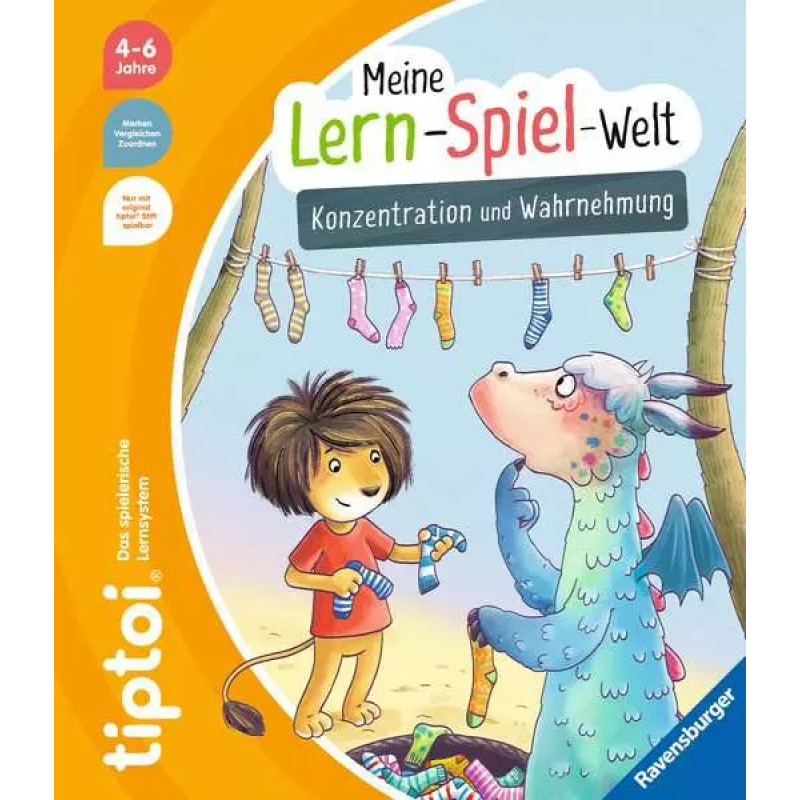 Ravensburger tiptoi Mijn leer-speel-wereld: concentratie en waarneming (49281)