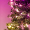 Twinkly Voorverlichte krans 50 RGB LED, groen draad, stekker type C, 60 cm