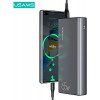 USAMS PB59 US-CD165 powerbank 30000 mAh, 65 W, 2x QC3.0 + PD, zwart, met USB-C naar USB-C kabel