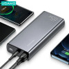 USAMS PB59 US-CD165 powerbank 30000 mAh, 65 W, 2x QC3.0 + PD, zwart, met USB-C naar USB-C kabel