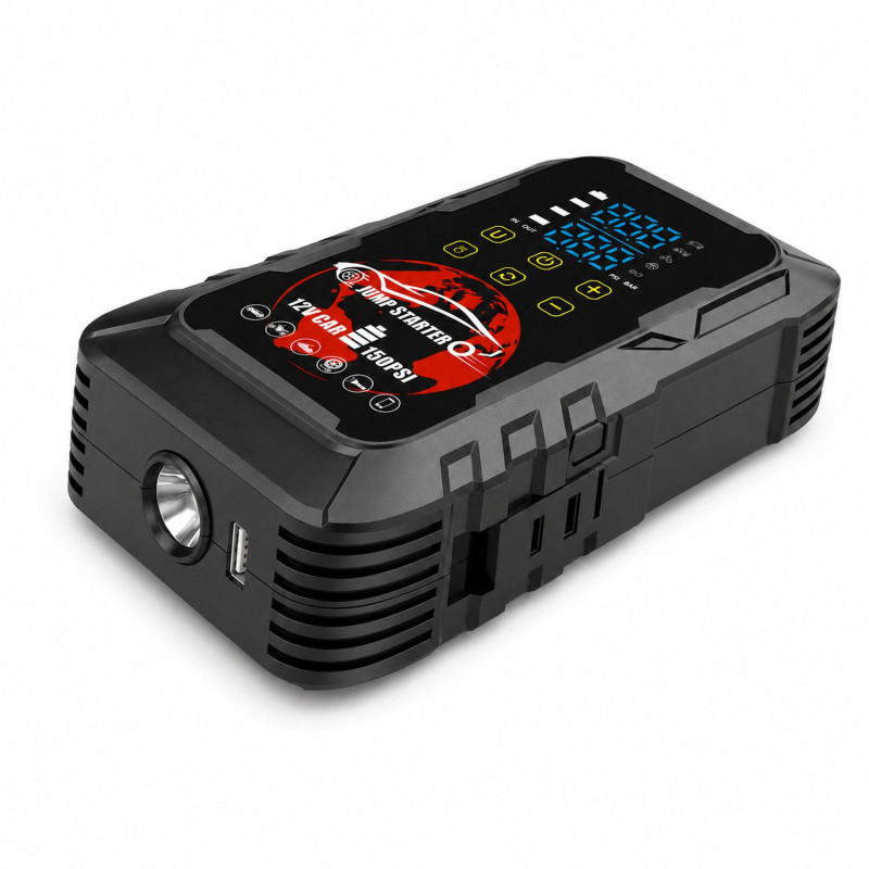 Extralink MaxJump 9 Xtreme 2-in-1 jumpstarter en compressor, 8000 mAh