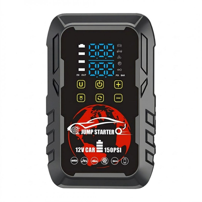 Extralink MaxJump 9 Xtreme 2-in-1 jumpstarter en compressor, 8000 mAh