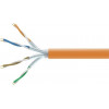 Equip 404553 Cat7 S/FTP installatiekabel bulk, 1000 m, halogeenvrij (LSZH), oranje