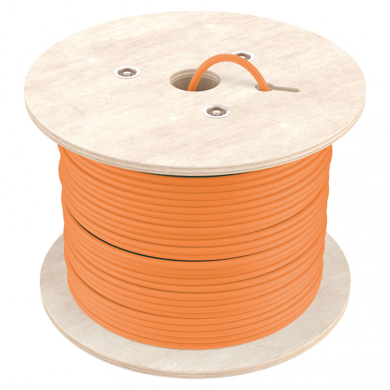 Equip 404553 Cat7 S/FTP installatiekabel bulk, 1000 m, halogeenvrij (LSZH), oranje