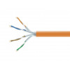 Equip 404553 Cat7 S/FTP installatiekabel bulk, 1000 m, halogeenvrij (LSZH), oranje