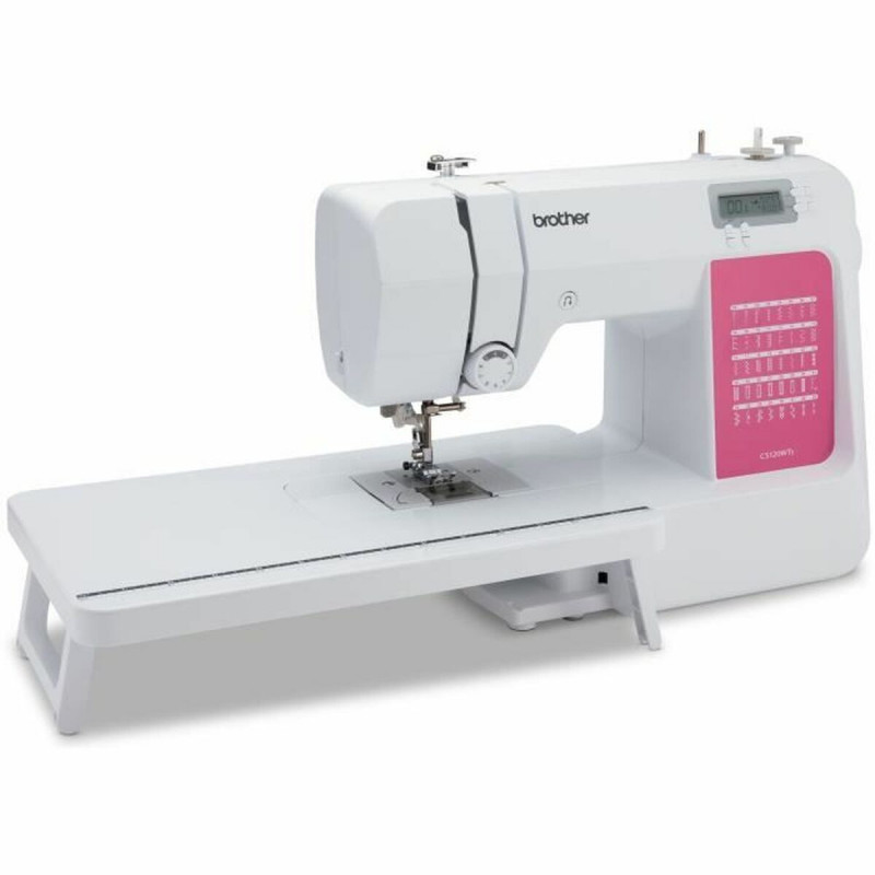 Brother CS120WTS naaimachine, wit roze