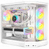 HYTE Y50 Snow White pc-behuizing, wit, gehard glas x 3
