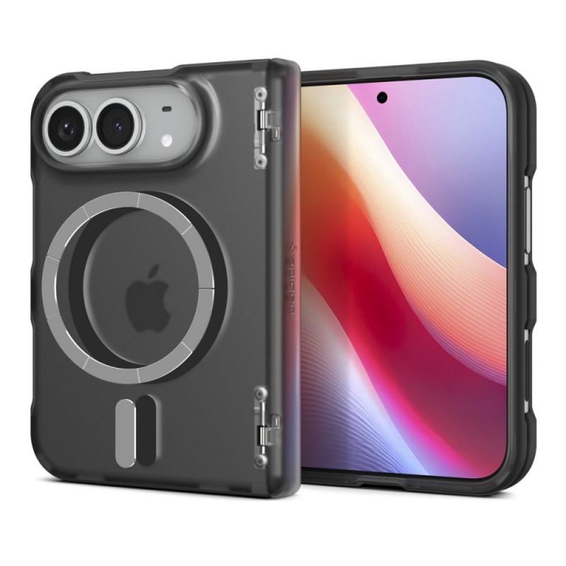 Spigen Ultra Hybrid Pro MagFit Case voor Apple iPhone Duo, Frost Black