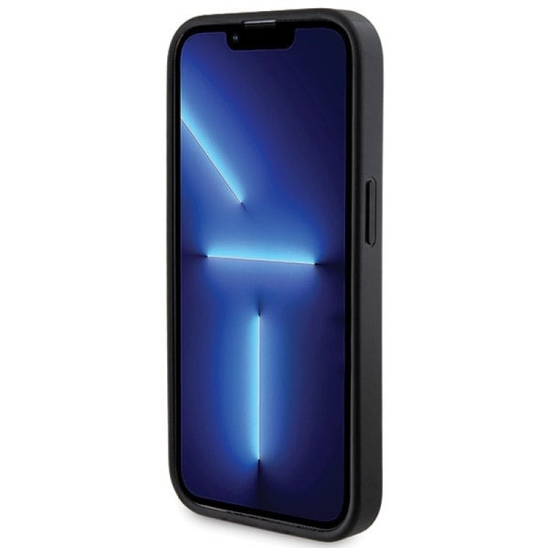 Guess GUBPM5P13X4GEMGK Apple iPhone 13 Pro Max hardcase + 5000 mAh MagSafe powerbank bundel, 4G Metal Logo, zwart