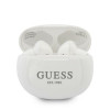 Guess GUTWS1CWHTWS draadloze in-ear hoofdtelefoon met dockingstation, Bluetooth 5.0, wit