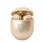 Guess GUTWST82TRD draadloze TWS in-ear hoofdtelefoon met dockingstation, Triangle Logo, Bluetooth 5.0, goud