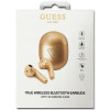 Guess GUTWST82TRD draadloze TWS in-ear hoofdtelefoon met dockingstation, Triangle Logo, Bluetooth 5.0, goud