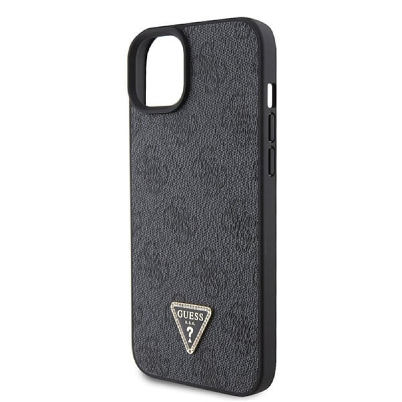 Guess GUHCP15MP4TDSCPK Apple iPhone 15 Plus / 14 Plus hardcase, Crossbody 4G Metal Logo, zwart