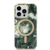 Guess GUBPP14LHJEACSA Hoesje + Draadloze Oplader Apple iPhone 14 Pro Groen Hardcase, Jungle, MagSafe