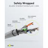 Goobay CAT 6A-patchkabel S/FTP (PiMF), 5 m, grijs, set van 10, kopergeleider (CU), halogeenvrije mantel (LSZH)