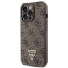 Guess GUHCP13LP4TDSCPW Apple iPhone 13/13 Pro bruine hardcase, Crossbody 4G Metal Logo