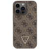 Guess GUHCP13LP4TDSCPW Apple iPhone 13/13 Pro bruine hardcase, Crossbody 4G Metal Logo