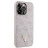 Guess GUHCP13LP4TDSCPP Apple iPhone 13/13 Pro roze hardcase, Crossbody 4G Metal Logo