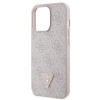 Guess GUHCP13LP4TDSCPP Apple iPhone 13/13 Pro roze hardcase, Crossbody 4G Metal Logo