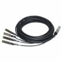 Hp Enterprise HPE X240 QSFP+ naar 4x10G SFP+ 3 m direct attach copper splitterkabel