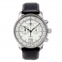 Zeppelin 7690-1 Polshorloge, heren, quartz, zilver