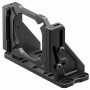 Simucube Wheelbase Mount v2-beugel, -24 tot +20 graden kantelbaar, aluminium, zwart