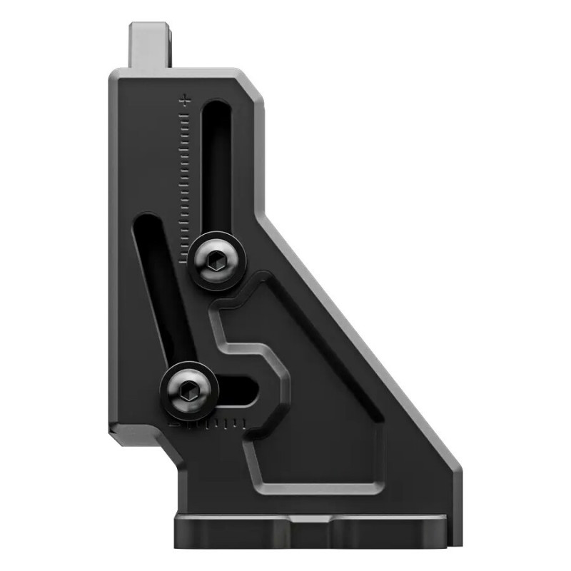 Simucube Wheelbase Mount v2-beugel, -24 tot +20 graden kantelbaar, aluminium, zwart