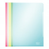 Leitz Super Premium 41530099 hoesjes, A4, PVC, assorti kleuren, 0,15 mm, open aan boven- en zijkant