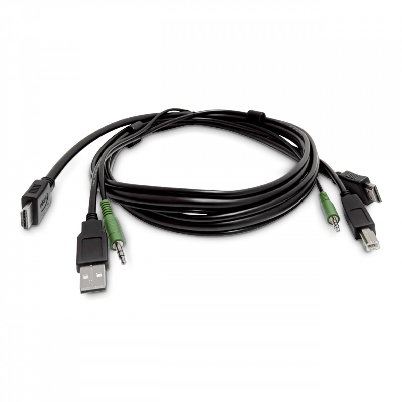 StarTech.com SKHDMMKVM-06-TAA TAA-conforme HDMI KVM-kabel, USB 2.0, 3,5 mm audio, 1,8 m