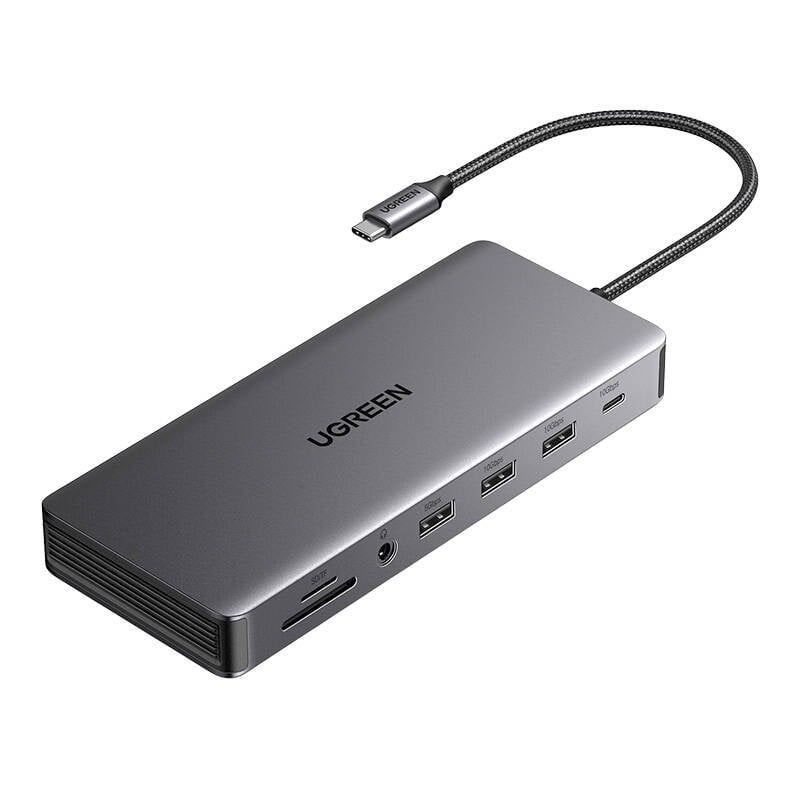 Ugreen Revodok Pro 313 USB-C laptop-dockingstation (15978), UGR1851, 100 W, grijs