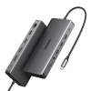 Ugreen Revodok Pro 313 USB-C laptop-dockingstation (15978), UGR1851, 100 W, grijs