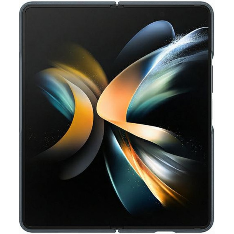 Samsung Galaxy Z Fold 4 EF-VF936LJEGWW Leren Cover, mosgrijs