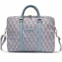 Guess GCube Stripes GUCB15HGCFSEB laptop tas, tot 16 inch, blauw