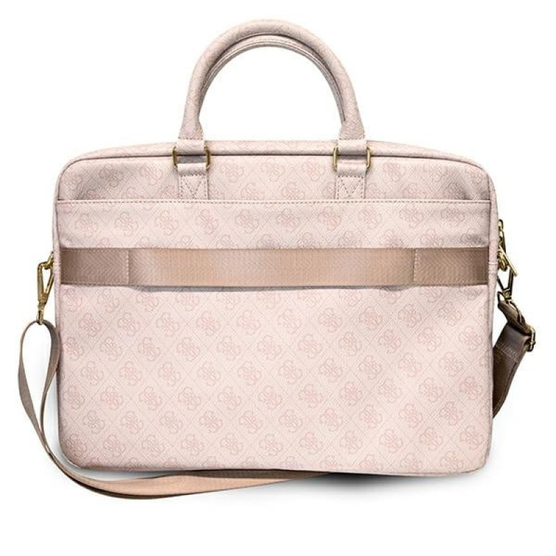 Guess GUCB15G4GFPI 15-inch laptoptas, 4G Big Logo, roze