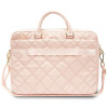 Guess GUCB15ZPSQSSGP 16-inch laptoptas, Quilted 4G, roze
