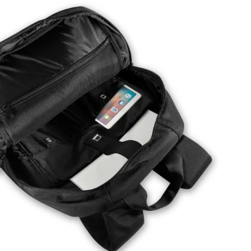 BMW BMBP15SPCTFK 16-inch rugzak, Carbon&Leather Tricolor, zwart