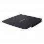B-Tech BT7033/B kleine accessoireplateau voor AV-apparatuur (staal) voor kraagmontage, 300 x 300 mm, zwart