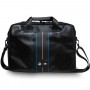BMW BMCB15COMSCAKL Laptoptas 15 inch, Carbon Blue Stripes, zwart