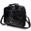 BMW BMCB15COMSCAKL Laptoptas 15 inch, Carbon Blue Stripes, zwart